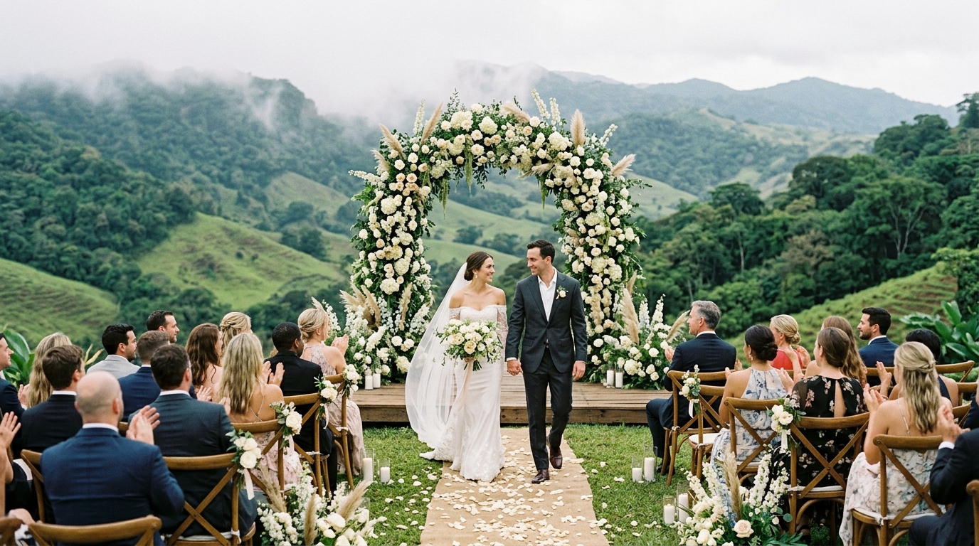 Ceremonia en las montañas